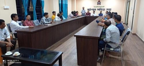 ২৭ অক্টোবৰত হোৱা বৈঠক 
